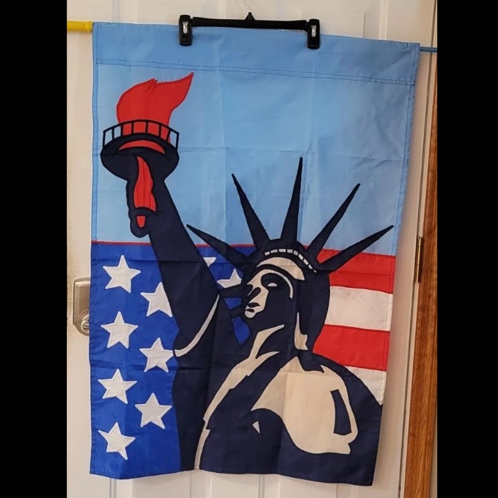 Statue of Liberty Large House Flag